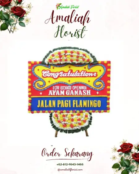 Sewa Papan Bunga Kerta Bayang